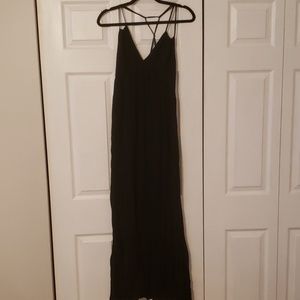 Black maxi dress